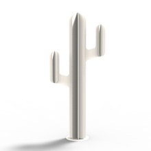 Charger l'image dans la galerie, Cactus métal blanc 1m et 1m20 décoration intérieur extérieur - Fabriqué en France - Briaq