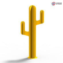 Charger l'image dans la galerie, Cactus métal jaune 1m et 1m20 déco jardin moderne - Fabriqué en France - Briaq