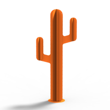 Charger l'image dans la galerie, Cactus métal orange 1m et 1m20 décoration extérieur - Fabriqué en France - Briaq