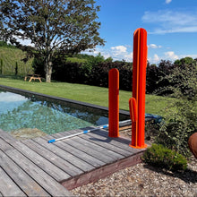 Charger l'image dans la galerie, Cactus en acier orange – décoration intérieur extérieur – fabriqué en France