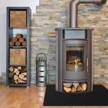 Charger l'image dans la galerie, PROTECTION_SOL_POELE_80_ACIER_NOIR