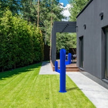 Charger l'image dans la galerie, Cactus métal bleu 1m et 1m20 jardin design - Fabriqué en France - Briaq

