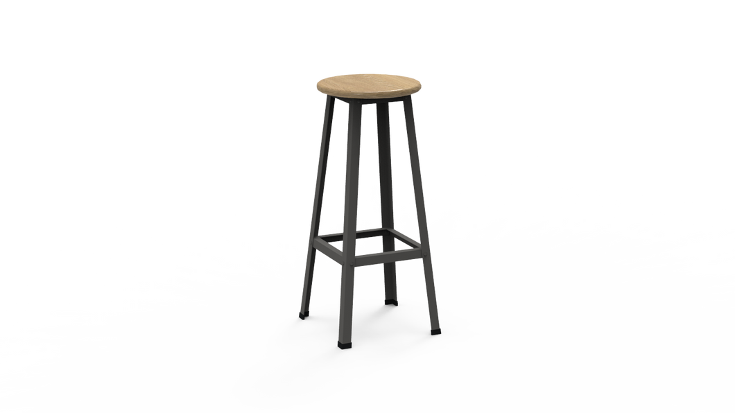 TABOURET_ROND__METAL_CHENE_NOIR_INDUSTRIEL_LYON_PARIS_FABRIQUE_FRANCE_GENEVE_BRIAQ_001